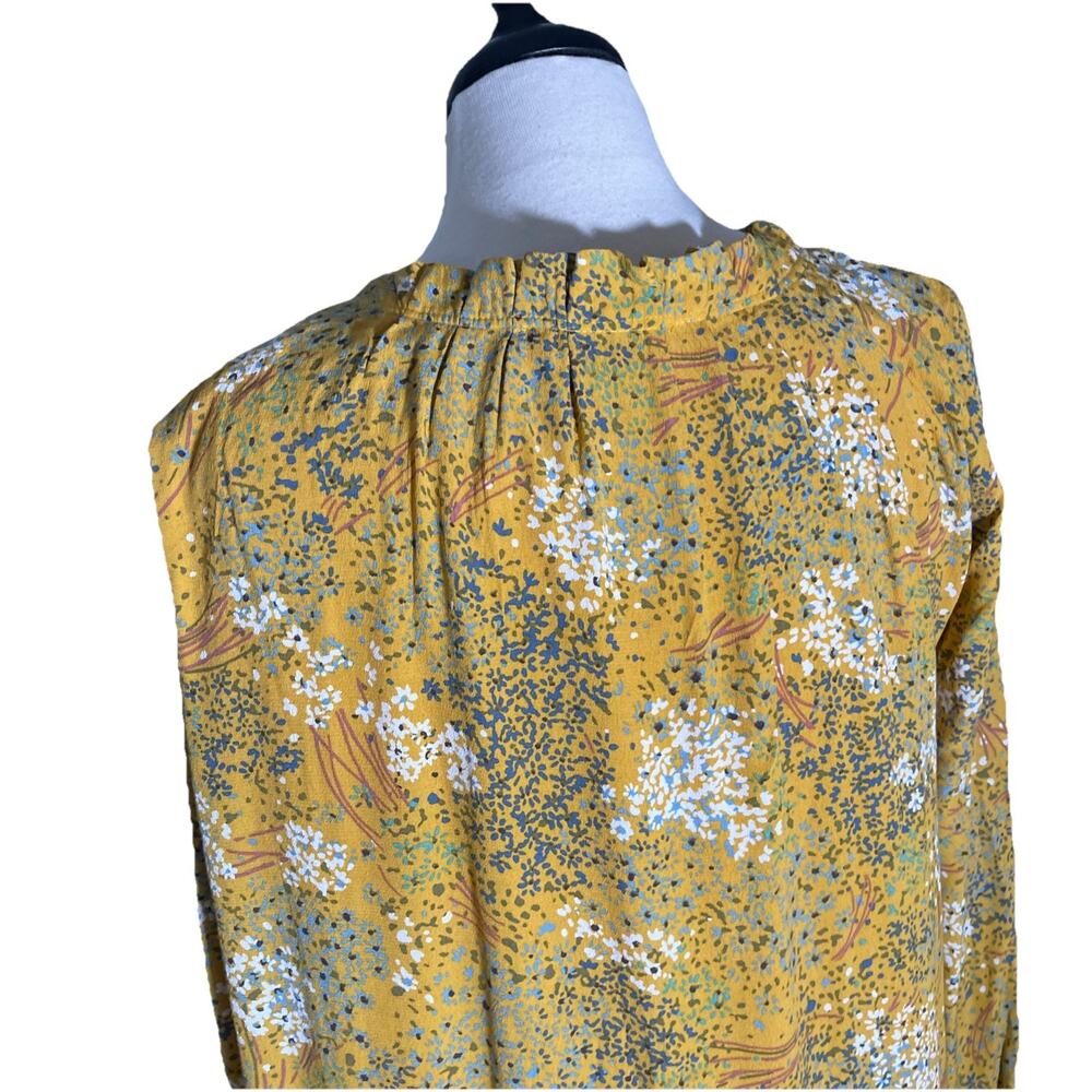 LOFT Long Sleeve Multicolor Floral Dress, Fully Lined - Size S - Picture 5 of 5